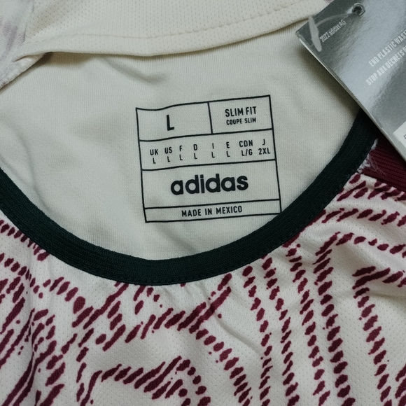 Adidas Mexico 22" Mens Away Jersey - Picture 10 of 10